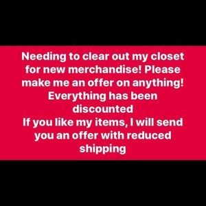 All items reduced to sell!